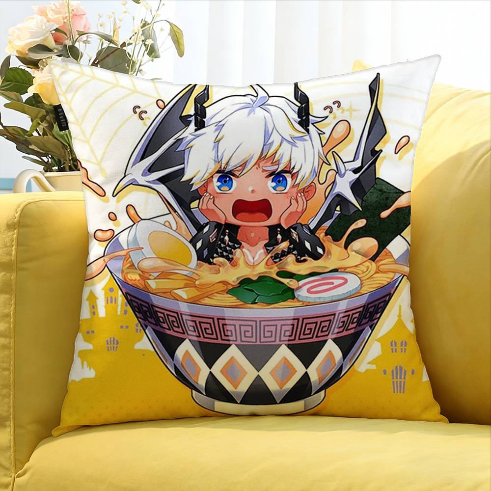 CUTE Game O-Obey Me World Various Sizes Square Pillow Case For Car Home Bedchamber Decor