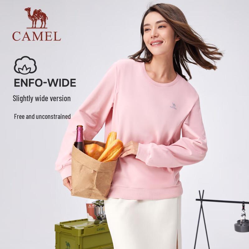 Camel Unisex Long Sleeve Round Neck Sweatshirt