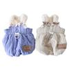 Autunno e inverno Nuovo amore coniglio zucca trazione gonna cane gatto abbigliamento per animali domestici cinghia gonna bolla vestiti per cuccioli