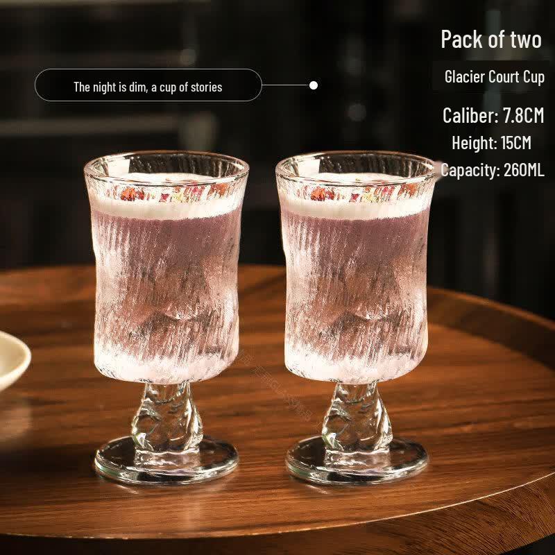 French Style Thickened Glass Goblet