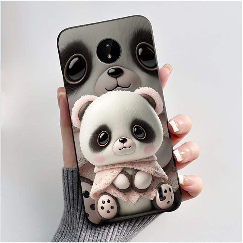 For Nokia C10/Nokia C20 Black Case For Nokia C20 Plus Shockproof Back Beautiful Dreamy Moon Sea Printed Pattern Cover