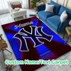 1pc Area Rug Appropriate for Office, New York Yankees (5) Carpet, Versatile Printed Chair Rug, Durable Home Sofa Carpet