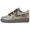 Air Force 1 Slip Resistant Abrasion Resistant Low Top Skateboard Shoes Unisex Brown HQ1176-222(Team1676-)