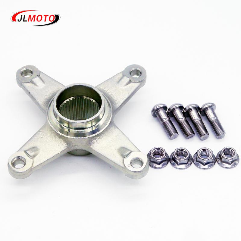 Rear Wheel Axle Collar Sprocket Hub Bolts Nuts for Yamaha ATV Quad Bike YFZ450 04~13 Raptor YFM Raptor 700 06~12 1S3-25386-00-00