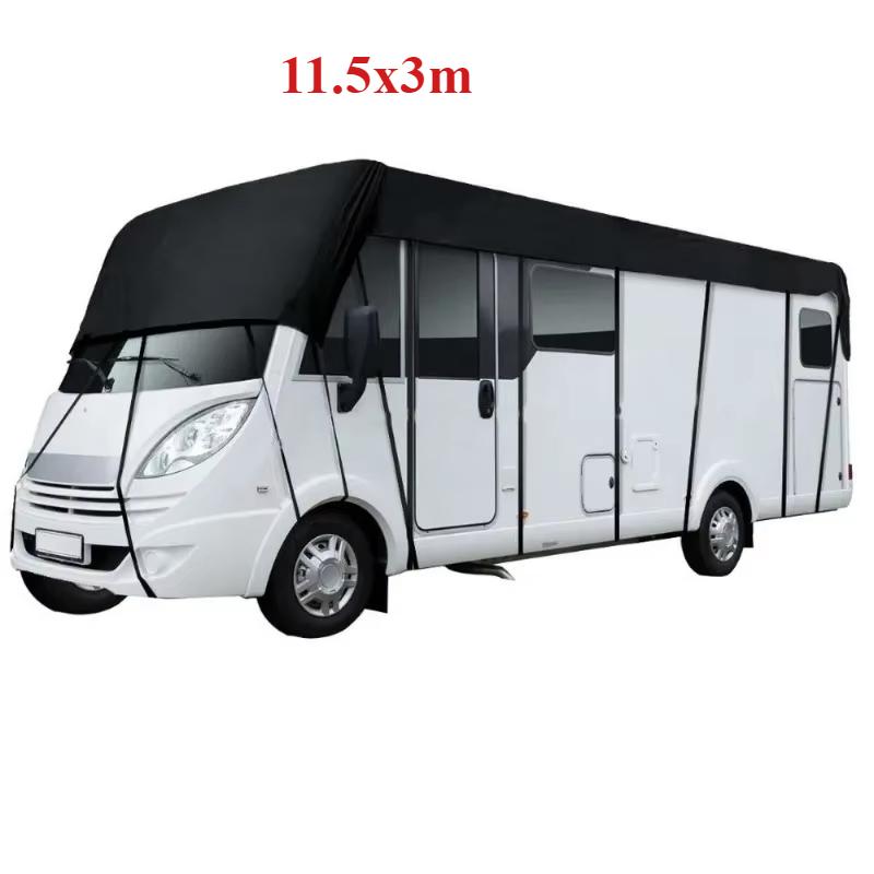 Universal Caravan RV Roof Cover 210D Portable Tarpaulin Durable Motorhome Resistant Outdoor Travel 5*3/6.5*3/7.5*3/8.5*3