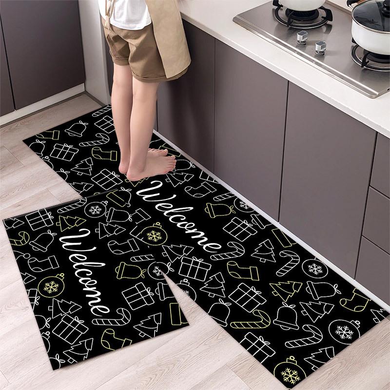 Kitchen Floor Mat Simple Home Carpet Entrance Mat Long Bedside Carpet