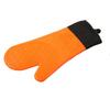Gants de cuisine résistants à la chaleur, maniques extra longues en silicone avec grip antidérapant et doublure douce en coton – 1 paire