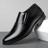 Fashion Four Seasons Mens Leather Shoes Business Daily Outdoor Formal Party Adult Elegant Loafers New Hot Brand Soft Sole Casual  Shoes