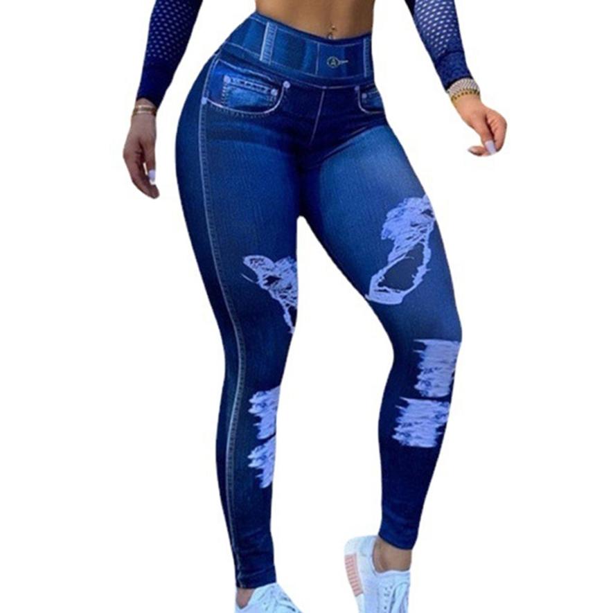 denim workout leggings