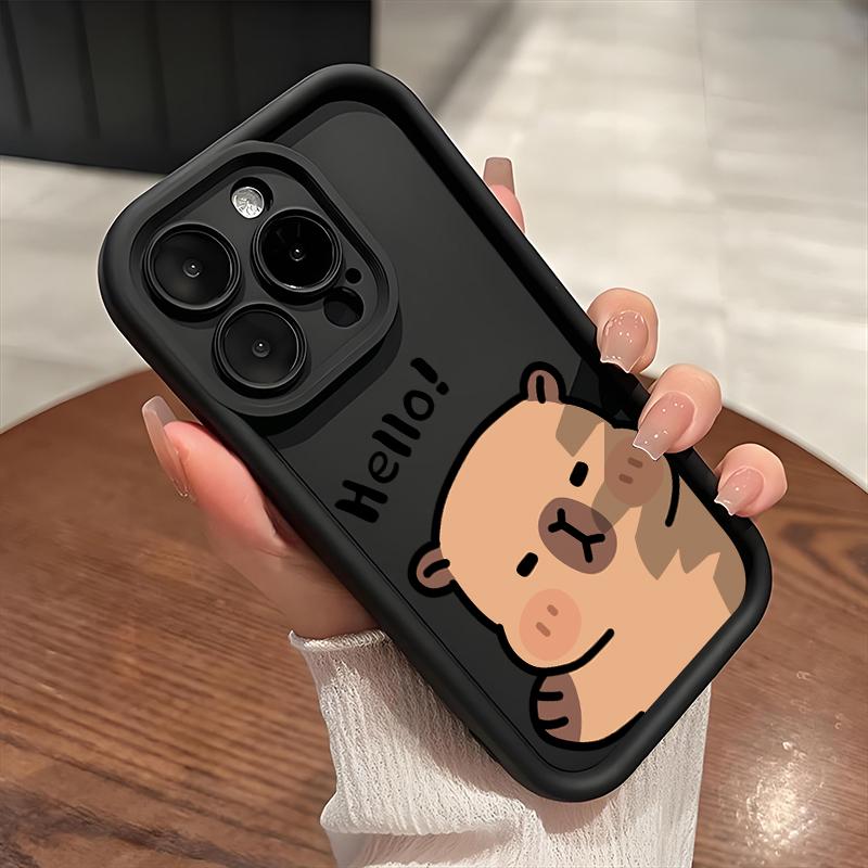 Etui na telefon Kapibara do Samsung Galaxy A15 A35 A54 A55 S25 S24 S23 S22 S21 Ultra Plus S20 FE Silikonowe Odporne na wstrząsy Miękkie Pokrowiec