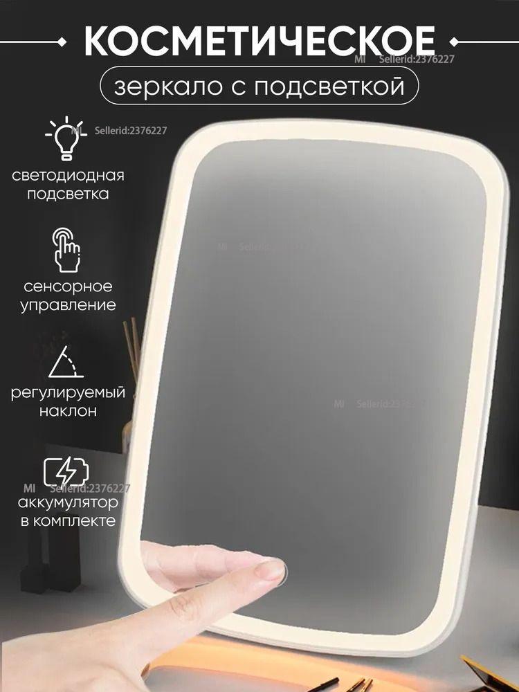 Xiaomi table mirror, 16 cm x 22 cm, 1 piece белый