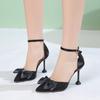 Designer Elegant High Heels Bow Women's Sandals Luxury Summer Low Price Sandal on Sale New Breathable Daily Ladies Shoes