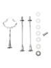 1pcs Cake Plate Stand European Style Silver Detachable