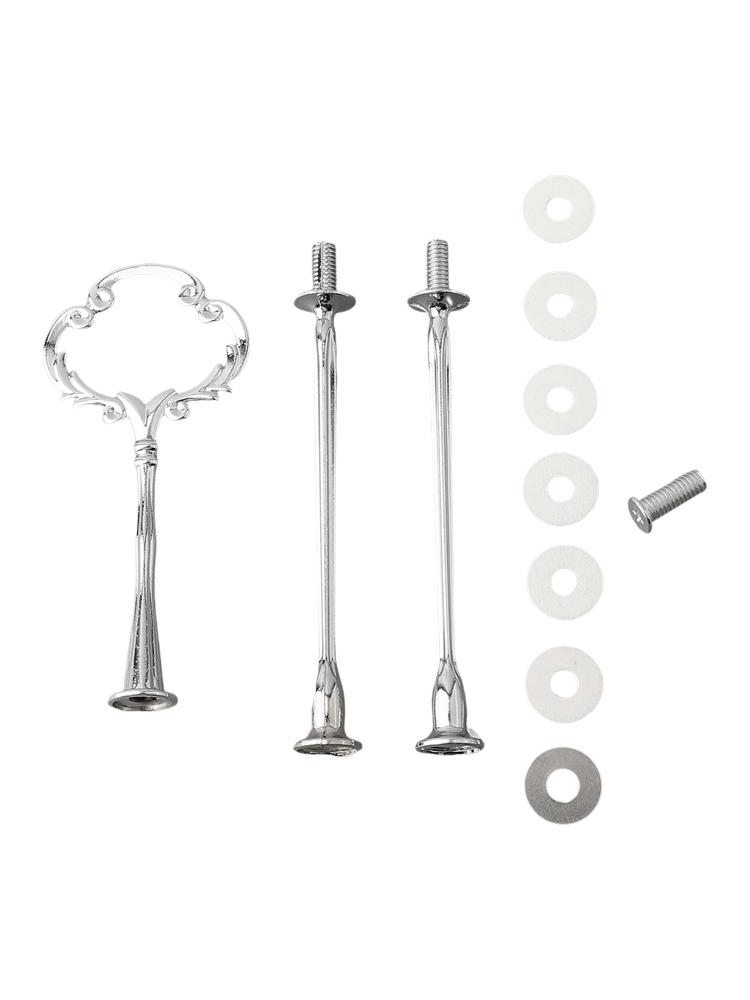 1pcs Cake Plate Stand European Style Silver Detachable