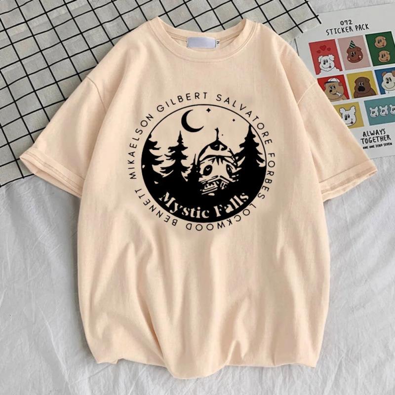 Damon Salvatore Tshirt Teen 80s Korean Clothes S