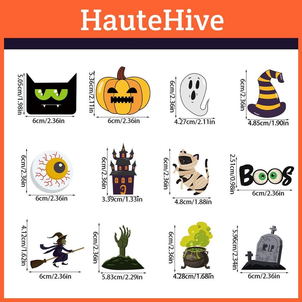 Party Halloween Cake Flag Decor With Paper Witches Castle For Event Setup Venue