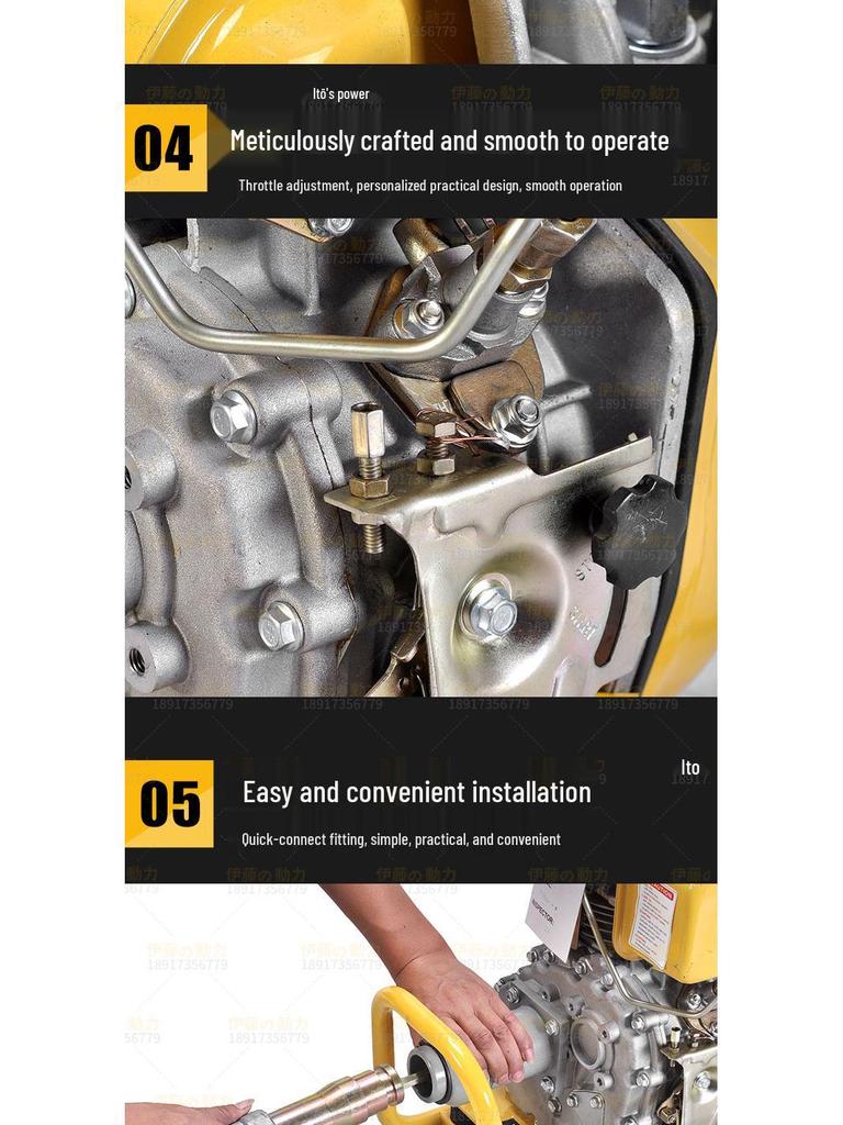 Diesel 2" Agricultural Water Pump - Ito 3" Sewage, Slurry, Sand & Gravel YT30DP-W.