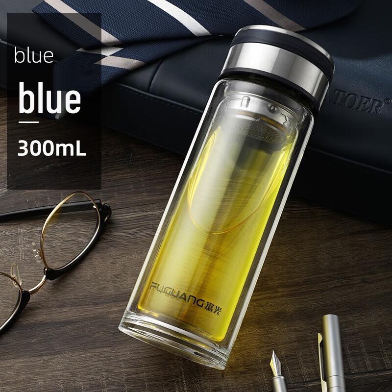 FUGUANG Double-Layer Business Glass Cup