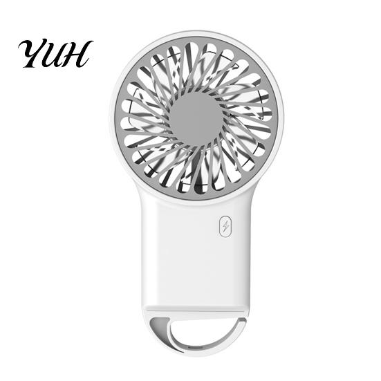 USB Fan Mini Portable Strong Wind 3 Speed Settings Low Noise Table Compact Size Rechargeable Cooling Personal Small Desk Desktop 11 белый