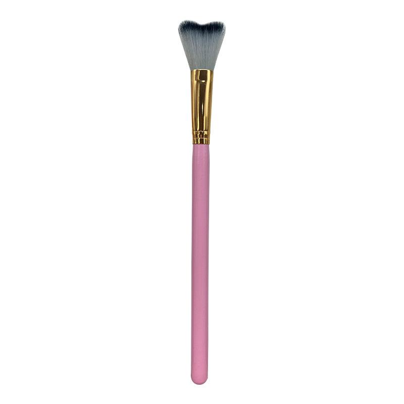 1 Pcs Lash Shampoo Curved Brush For Eyelash Extension Cleansing Soft Makeup Removal Bath Swoop Brush Tools