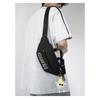 Modern Unisex Nylon Chest Bag Waterproof Minimalist Design For Cycling And Travel