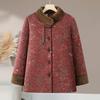 Women's Plus Size Chinese Style Padded Winter Coat