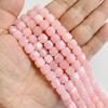 7-8MM Faceted Square Shape Chalcedony Natural Stone Loose Cube Spacer Beads for Jewelry Making Diy Bracelet Accessories