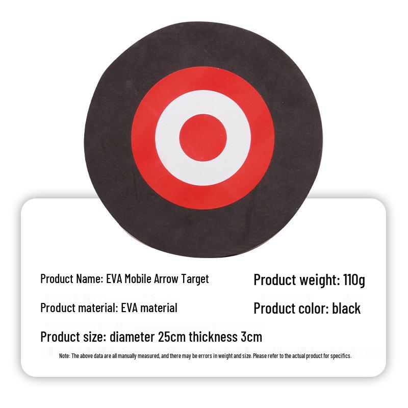 EVA Mobile Archery and Frisbee Target for Outdoor Beginner Games