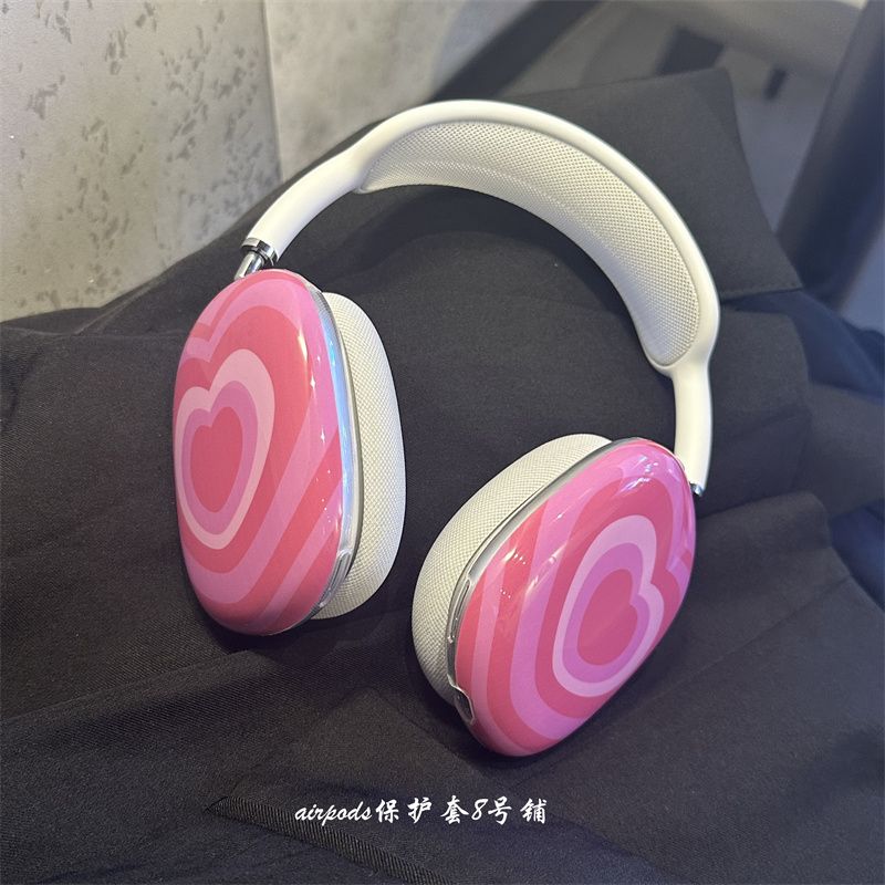 

Korean Ins Niche Style Rose Red Heart for Airpodsmax Bluetooth Protective Case Apple Headset Earphone Case Apple AirPodsmax Rose Red Heart