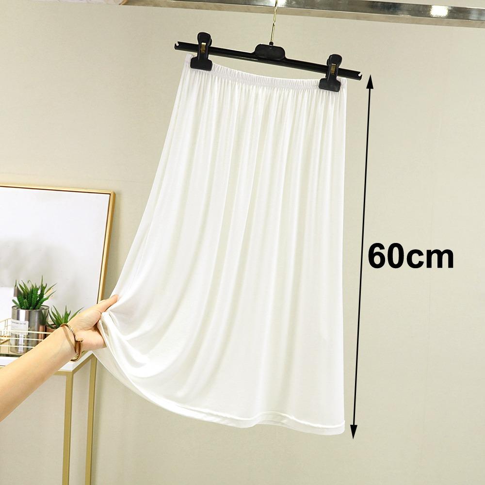 High Waist Underskirt Anti-glare Innerwear Short Skirt Fashion Half Length Skirt for Women