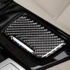 Carbon Fiber Car Central Control Popelník Kryt Cigaretu Samolepky Interiér Pro BMW F10 F18 řady 5 2011-2017