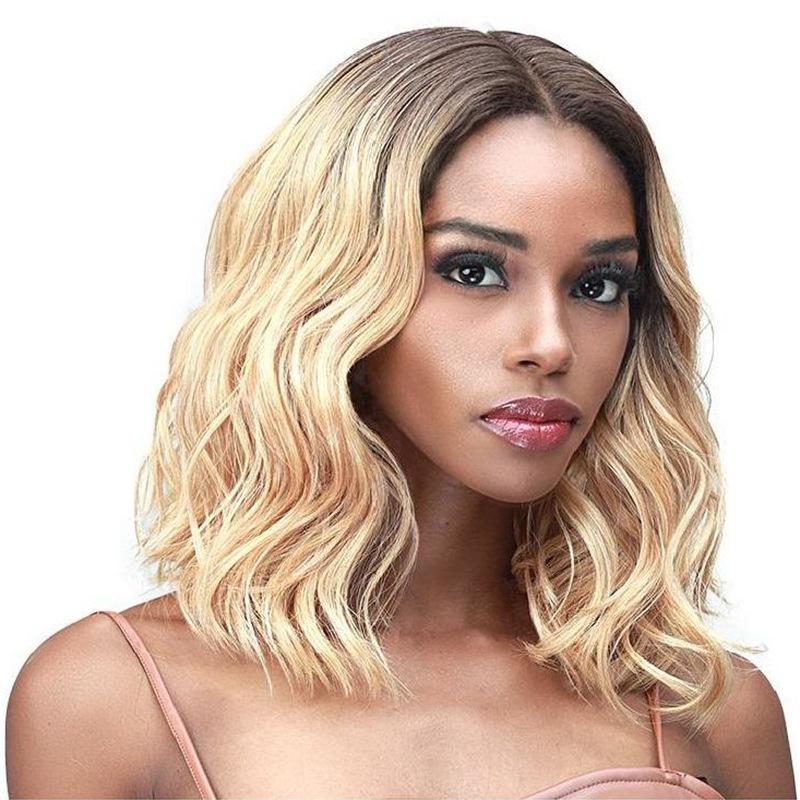 

Синтетический парик на кружевной основе до плеч, светлый, волнистый парик для женщин, со средним пробором, кудрявый парик, натуральные прически