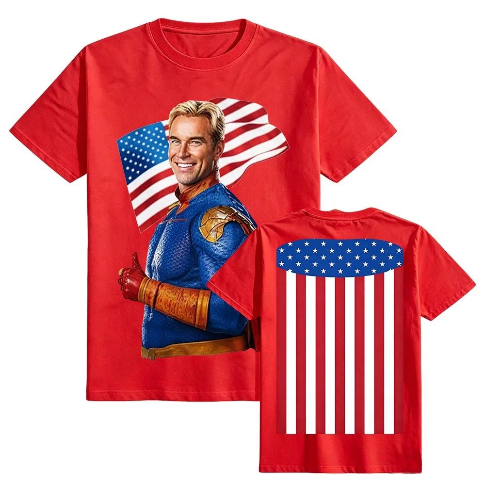 

2026 Summer Fashion Trendy Tee The Boy Season 5 Bloody Diabolical Retro Graphic Tee Summer O-neck Fashion T-shirt Unisex Streetwear Print Clothing XXXL