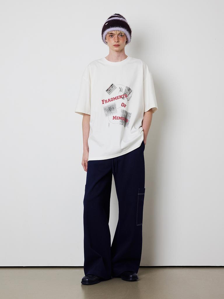 MEENDERI [Unisex]Big Pocket Jogger Pants - Navy