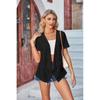 Short-Sleeve, Loose and Versatile Cardigan Short Sleeve Loose Cardigan Top