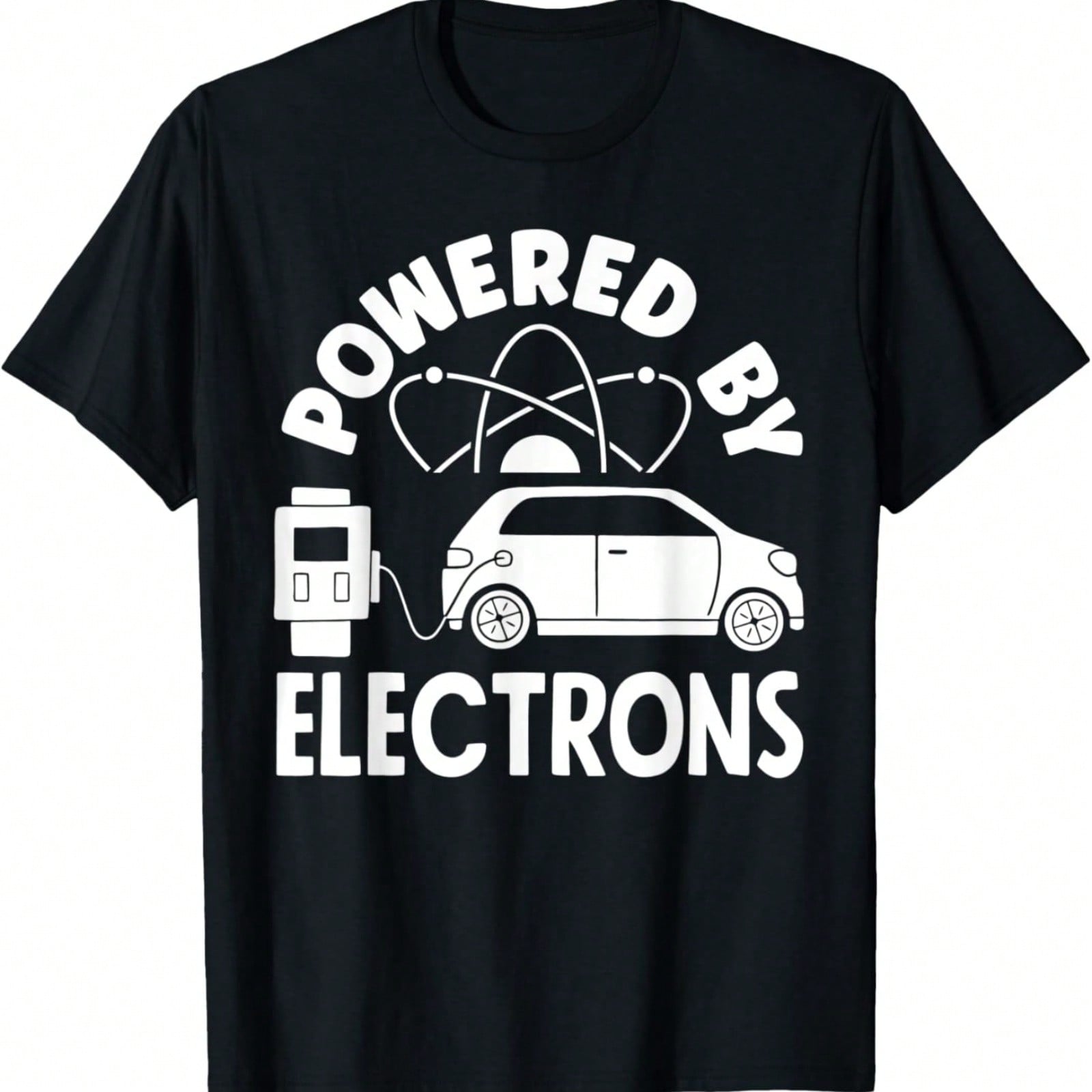 Powered By Electrons Battery Electric Vehicle EV T-Shirt S разноцветный