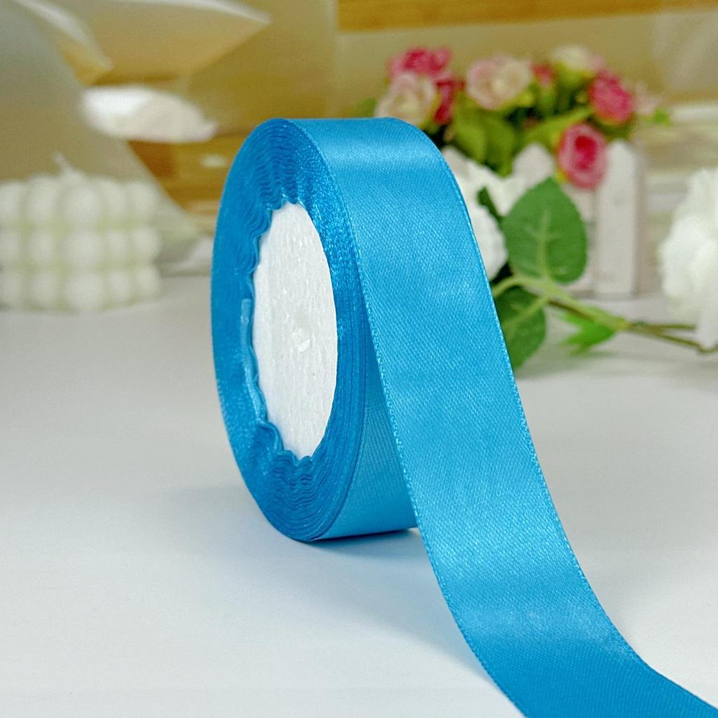 2cm Satynowa Wstążka Jedwabna na Prezent, Dekorację Tortu, Aranżacje Kwiatowe, Kokardy i Odznaki.