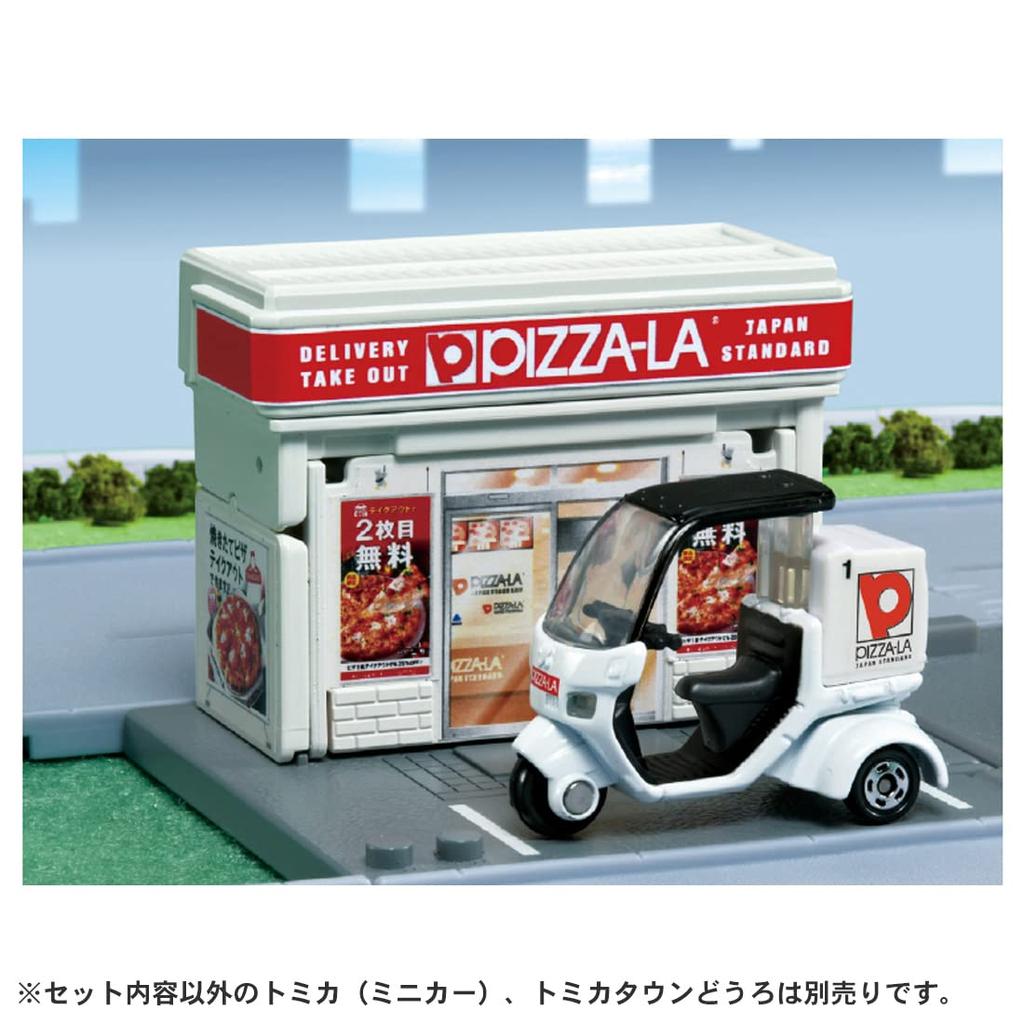 TAKARA TOMY Tomica Tomica Town Miniature Car Toy for Ages 3 and Up Pizza-La (with Tomica)