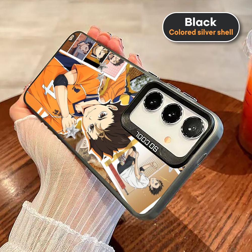 Haikyu Nishinoya Yuu Phone Case For Black lMDColor Silver Shell For Samsung A56 A16 A55 A15 A35 A25 A54 A14 A34