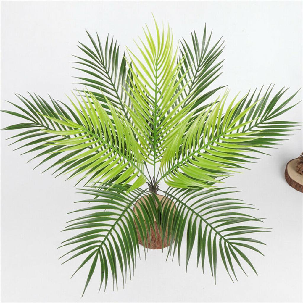 Artificial Fern Bouquet Palm Leaves Green Fake Plastic Plants Home Decor~ Artificial Fern Bouquet Palm Leaves Green Fake Plastic Plants Home Decor~