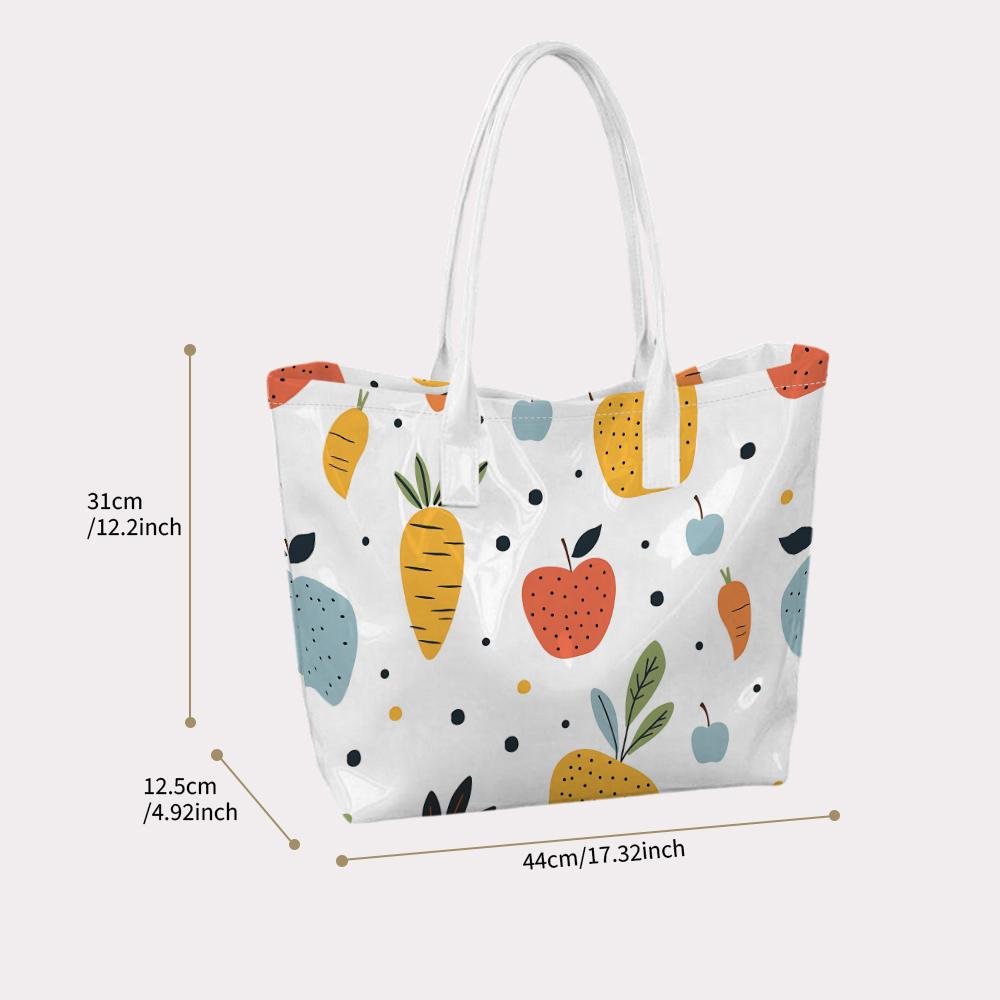Cute Fruit Pattern Casual Tote Bag for Daily Commute