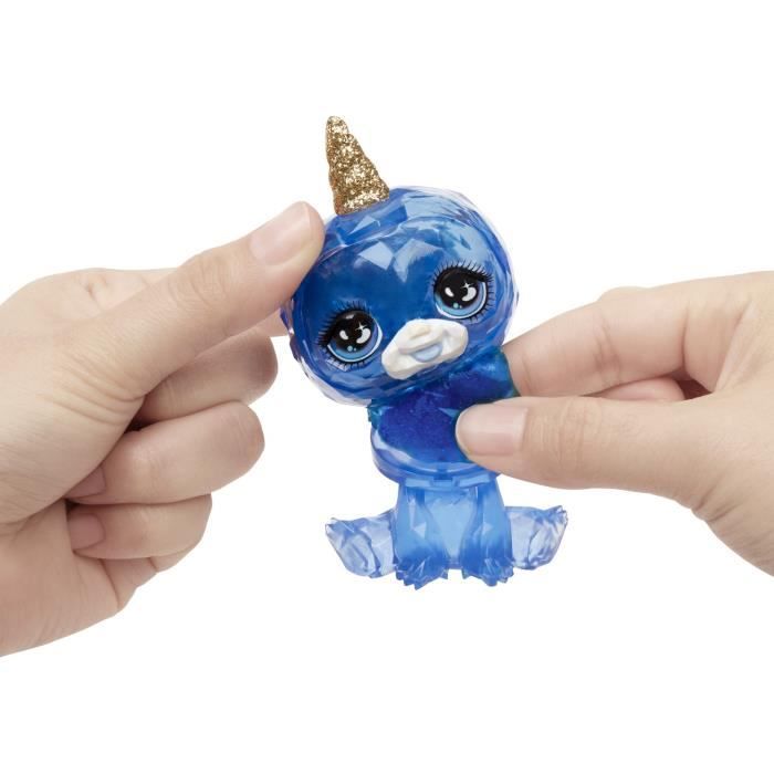 Rainbow high poupée mannequin avec kit de slime et animal de compagnie - skyler (bleu) - poupée pailletée 28 cm avec kit de slime