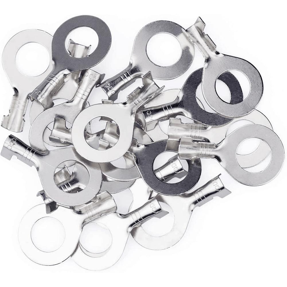 Electrical Wire Copper Ring Lugs 150 Pieces Crimp Terminals for Secure Connections in Industrial and Control Systems