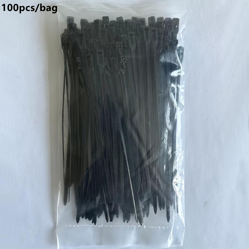 100pcs/bag Reusable Self-Locking Cable Ties Cord Management Accessories Mixed Colors,Cable Organizer,Cable Lock Ties Easy To Use