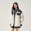 Li-Ning Lace Leaf Water-Repellent Windbreaker With Hood Unisex Outerwear Deep-Navy Cream AFDU927-2