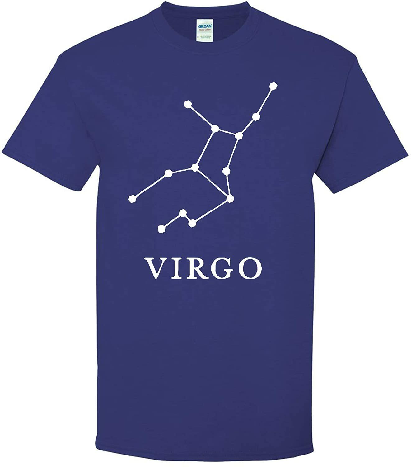 Virgo Constellation Star Sign Astrology Zodiac Astronomy Birthday T Shirt L
