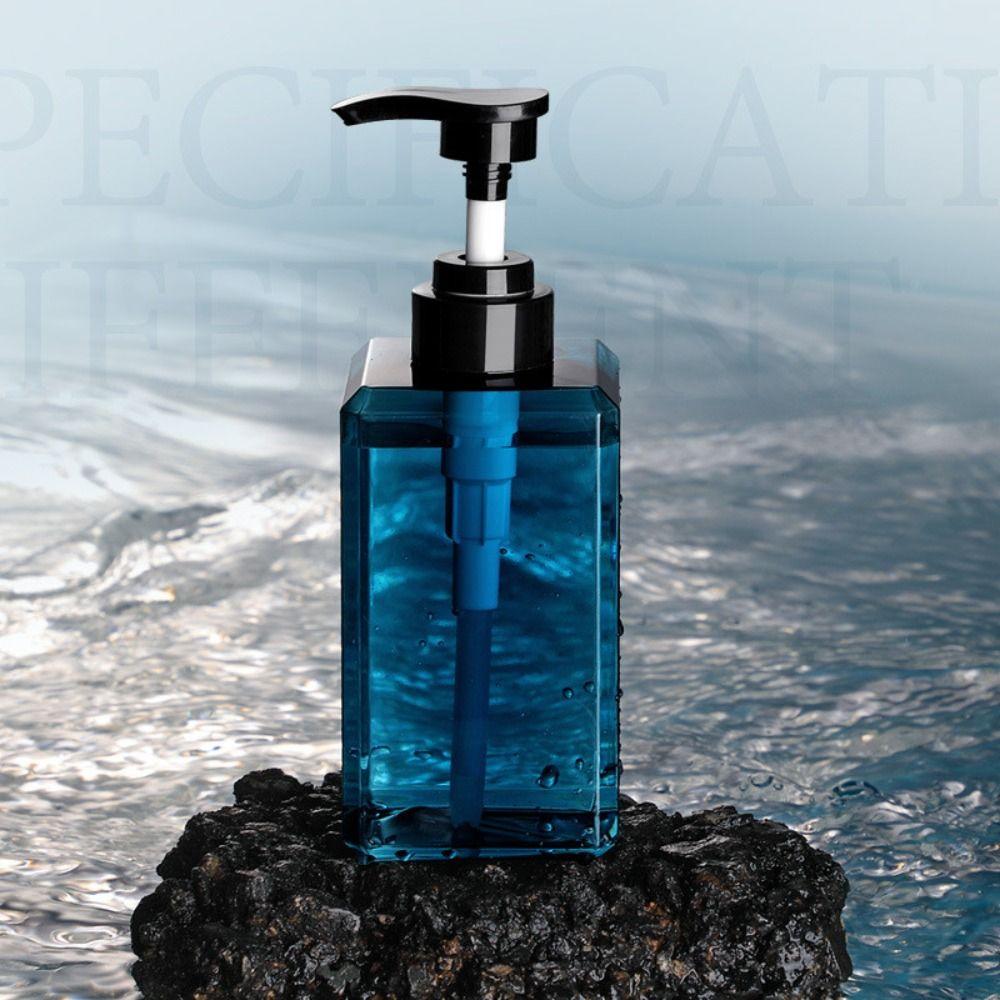 Square Liquid Soap Dispenser Plastic Shampoo Press Empty Bottles New Storage Bottles