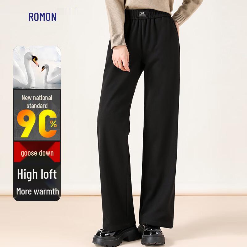 Luomeng Women's 90% Goose Down Warm Trousers