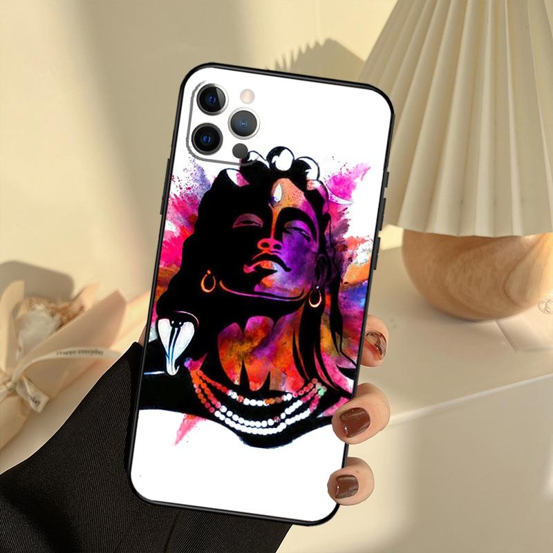Lord Shiva Hindu God Case For iPhone 11 12 13 14 15 16 Pro Max Cover For iPhone 13 12 Mini XR X XS Max Plus
