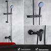Lilang Black Concealed Shower Faucet Set
